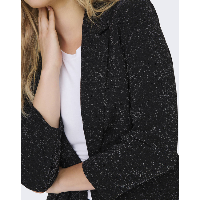 Product ONLY ONLALYA L/S FITTED GLIT BLAZER TLR base image