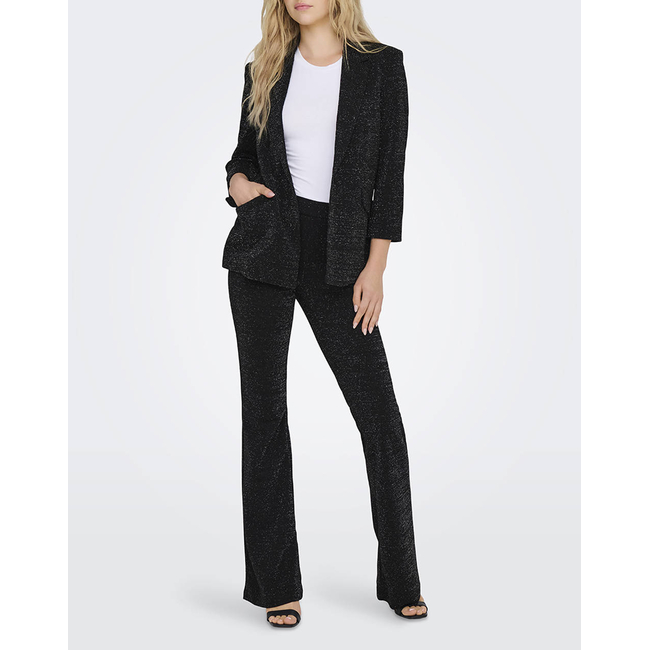 Product ONLY ONLALYA L/S FITTED GLIT BLAZER TLR base image