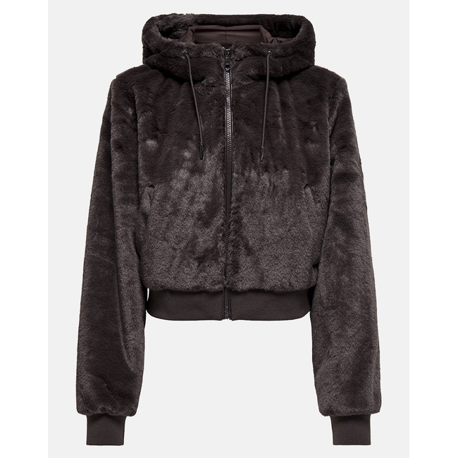 Product ONLY ONLVENICE FAUX FUR HOOD BOMBER CC OTW base image