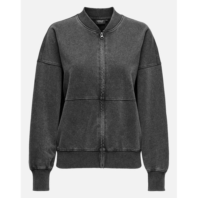 Product ONLY ONLWRENLEY L/S ZIP BOMBER SWT base image