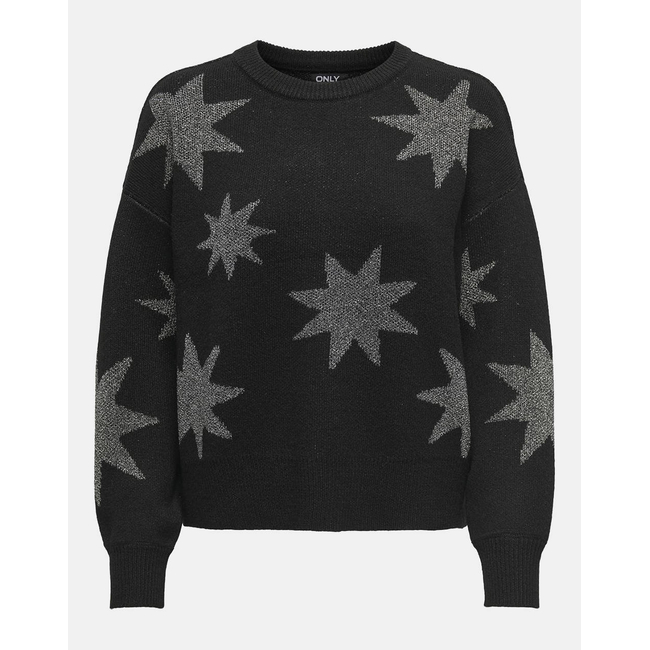 Product ONLY ONLROSIE LS O-NECK GLITTER KNT base image