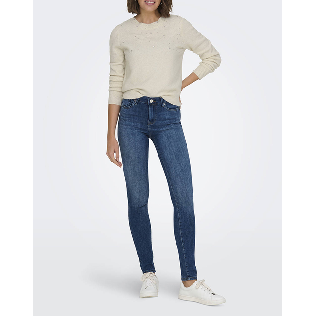 Product ONLY ONLMERLE LIFE LS BLING O-NECK KNT base image
