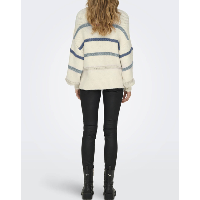 Product ONLY ONLMY LS STRIPE HIGH NECK KNT base image