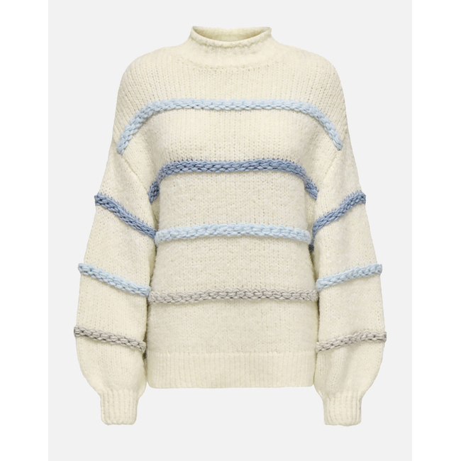 Product ONLY ONLMY LS STRIPE HIGH NECK KNT base image