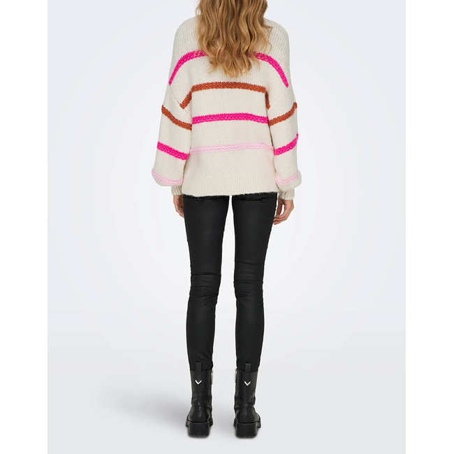 Product ONLY ONLMY LS STRIPE HIGH NECK KNT base image