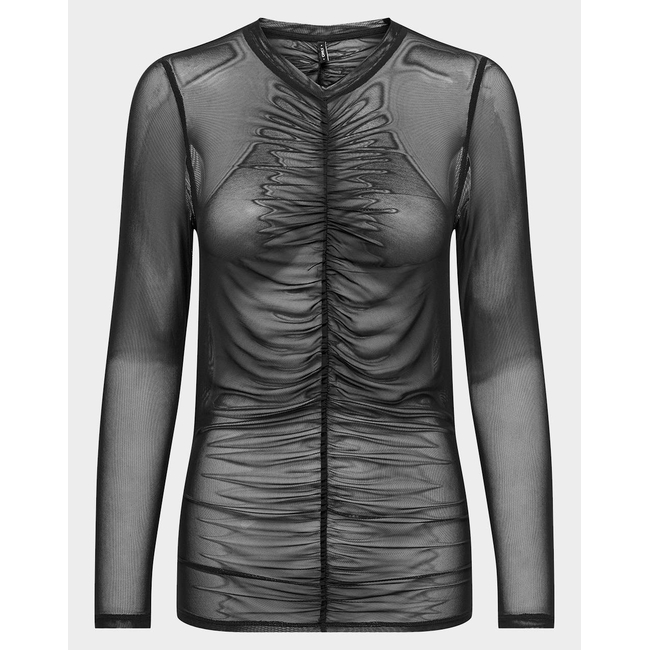 Product ONLY ONLPARIS L/S RUCHING TOP BOX JRS base image