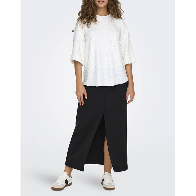 Product ONLY ONLFIONA SS SEQUINS TEE WVN base image