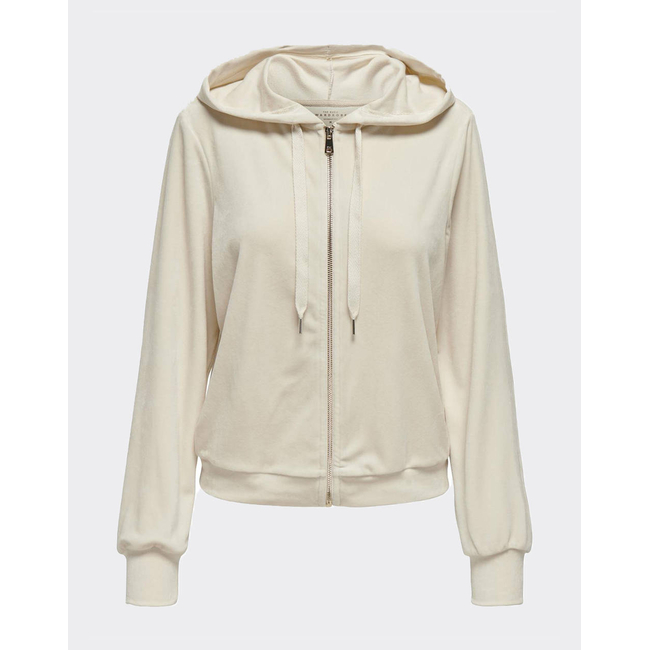Product ONLY ONLREBEL L/S ZIP STRING HOOD CC SWT base image