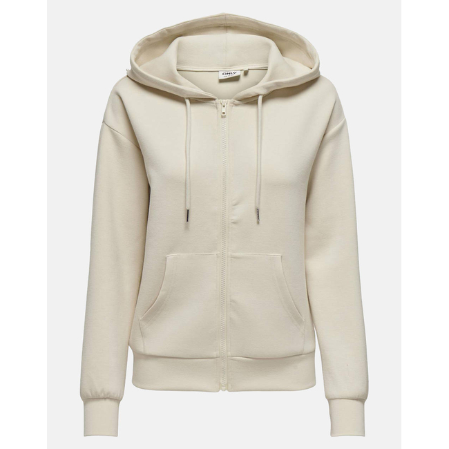 Product ONLY ONLFANCY L/S ZIP PEARL HOOD SWT base image