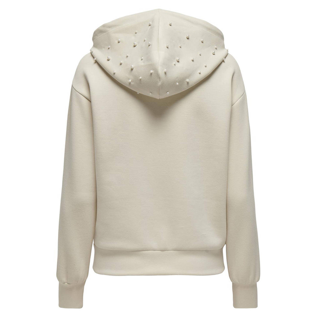 Product ONLY ONLFANCY L/S ZIP PEARL HOOD SWT base image