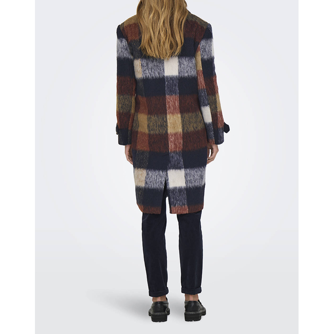 Product ONLY ONLALINA LIFE CHECK WOOL COAT CC OTW base image