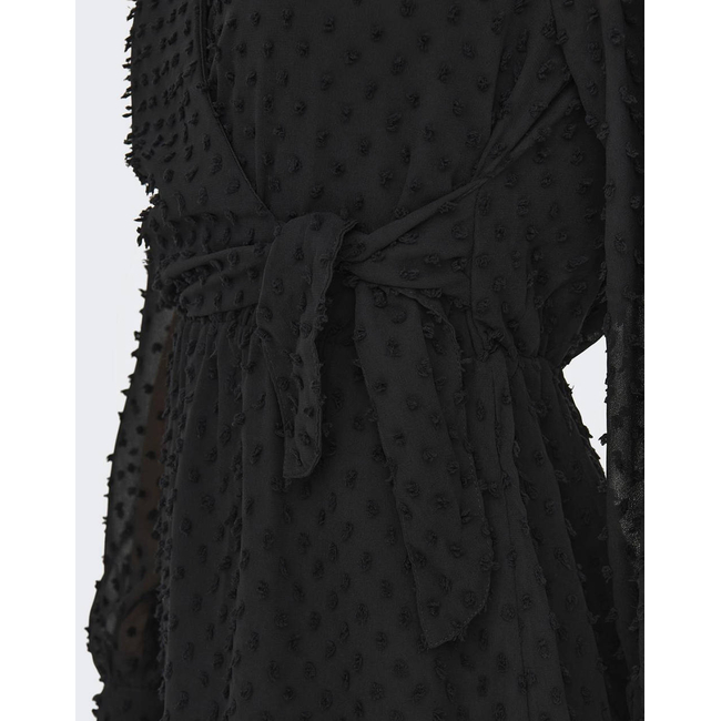 Product ONLY ONLTIVA L/S DOBBY FAKE WRAP DRESS WVN base image