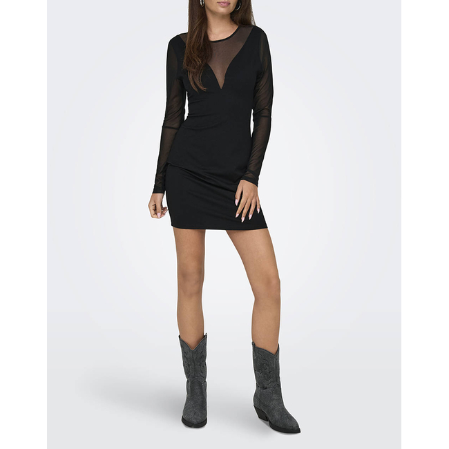 Product ONLY ONLBECKI LS MIX BODYCONDRESS WVN base image
