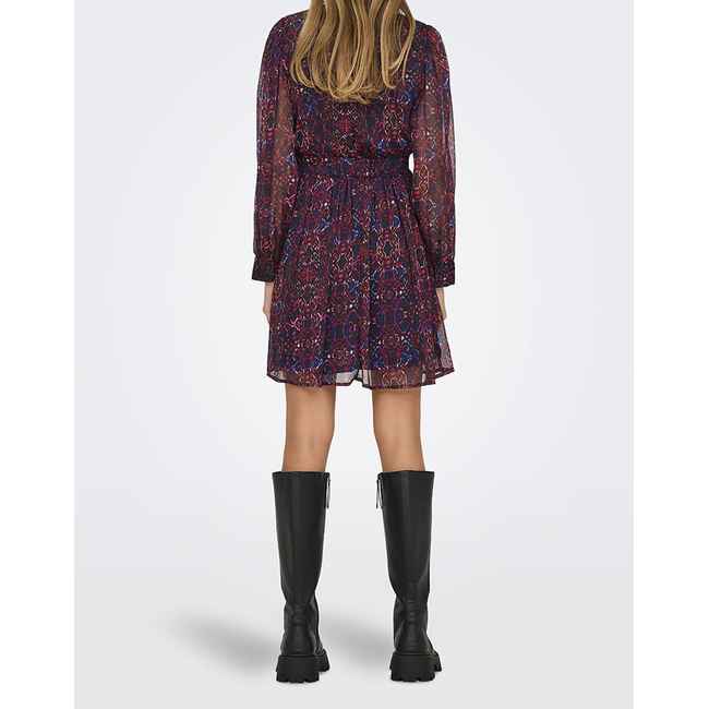 Product ONLY ONLSONIA LIFE L/S V-NECK DRESS PTM base image