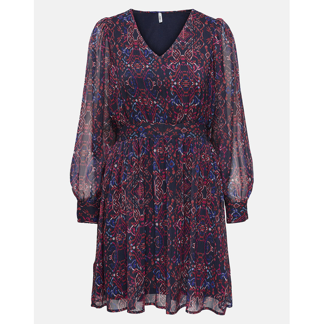 Product ONLY ONLSONIA LIFE L/S V-NECK DRESS PTM base image