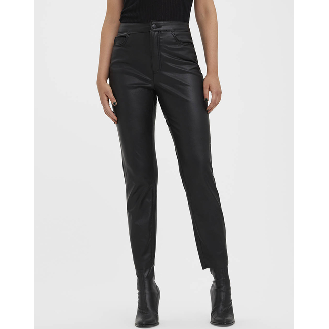 Product VERO MODA VMBRENDA HR STRAIGHT PL ANK PANTS base image