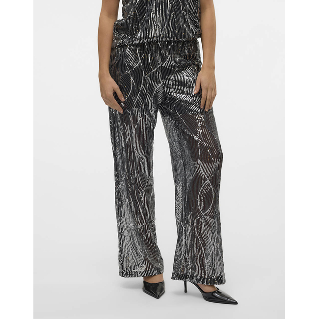 Product VERO MODA VMELLEN HW WIDE PANT JRS base image