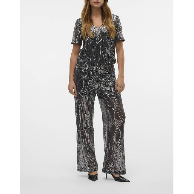 Product VERO MODA VMELLEN HW WIDE PANT JRS base image