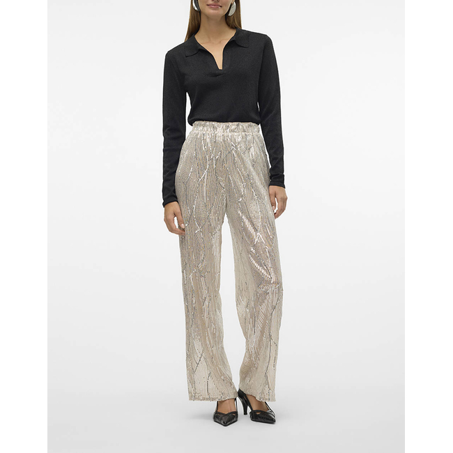 Product VERO MODA VMELLEN HW WIDE PANT JRS base image