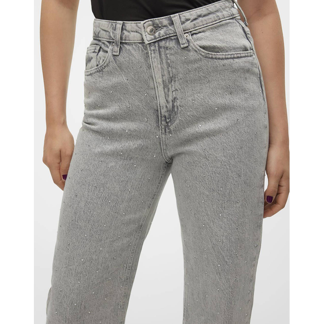 Product VERO MODA VMTESSA HR WIDE JEANS RHINES RA207 GA base image
