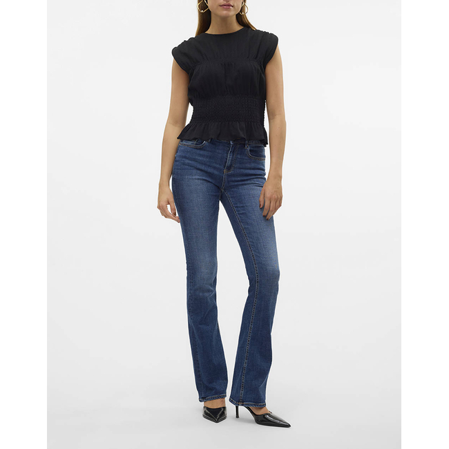 Product VERO MODA VMFLASH MR FLARED JEANS LI3110 GA NOOS base image