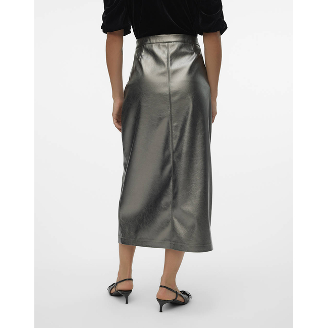 Product VERO MODA VMCAMILLA COATED MIDI SKIRT base image