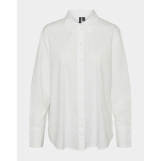 Product VERO MODA VMCHARLOTTE STUD LS SHIRT WVN GA base image