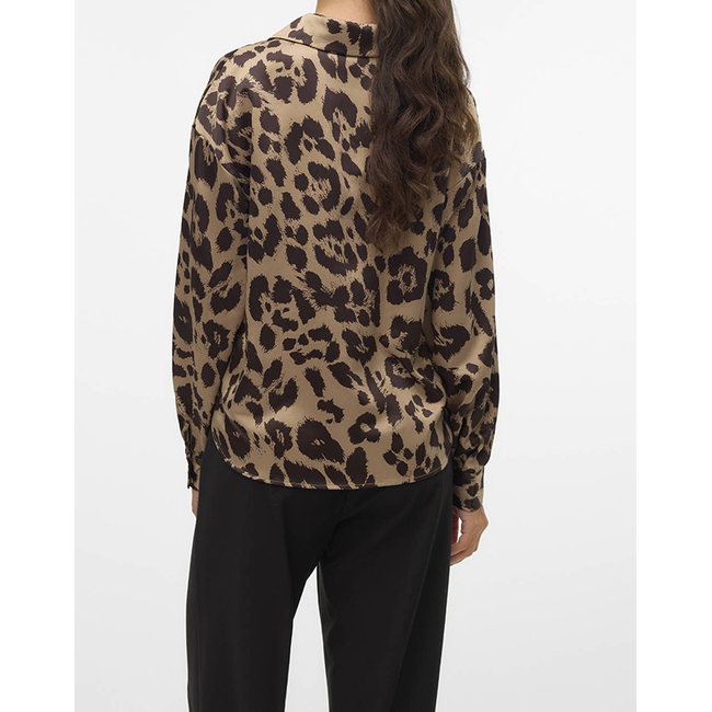 Product VERO MODA VMMERLE LS LOOSE SHIRT WVN GA base image