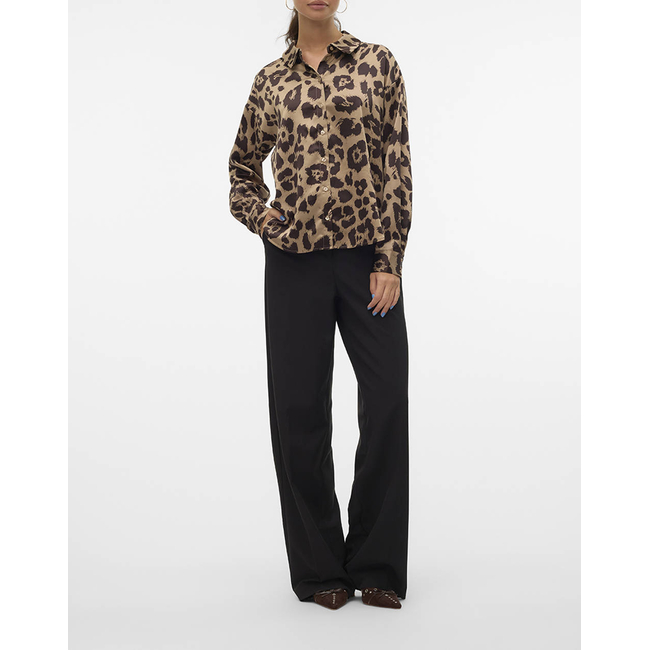 Product VERO MODA VMMERLE LS LOOSE SHIRT WVN GA base image