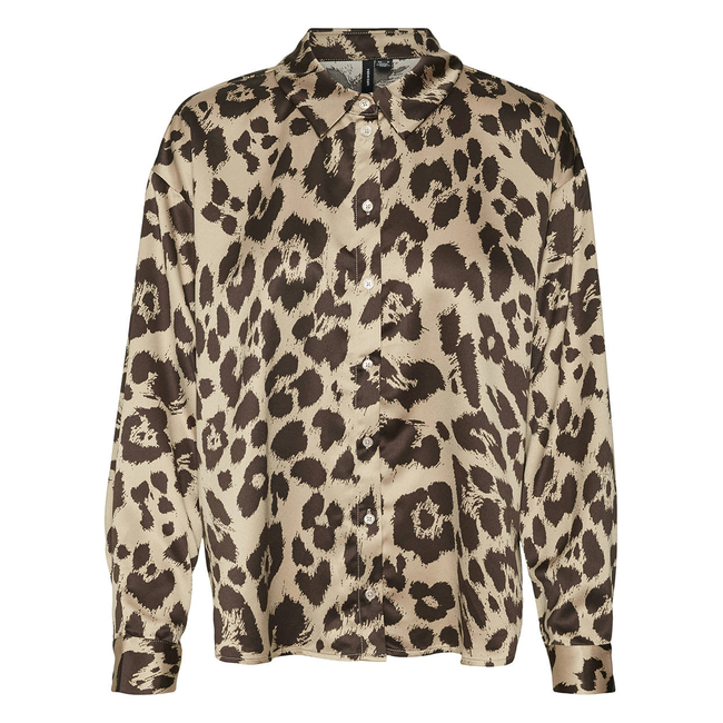 Product VERO MODA VMMERLE LS LOOSE SHIRT WVN GA base image