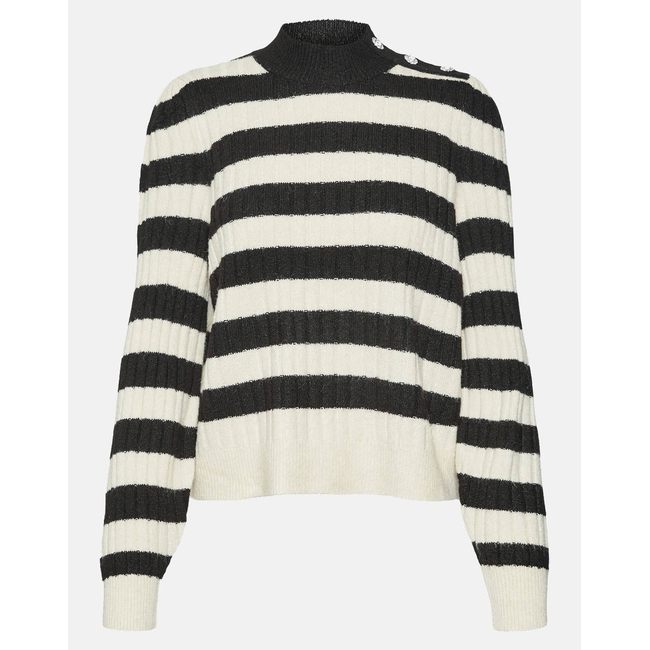 Product VERO MODA VMELYA LS HIGHNECK PULLOVER GA BOO base image