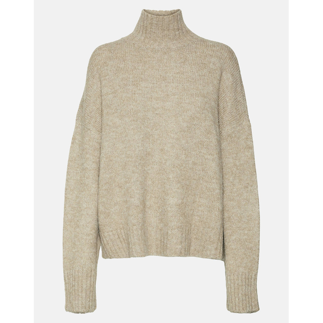 Product VERO MODA VMMADDIE LS HIGHNECK PULLOVER GA base image
