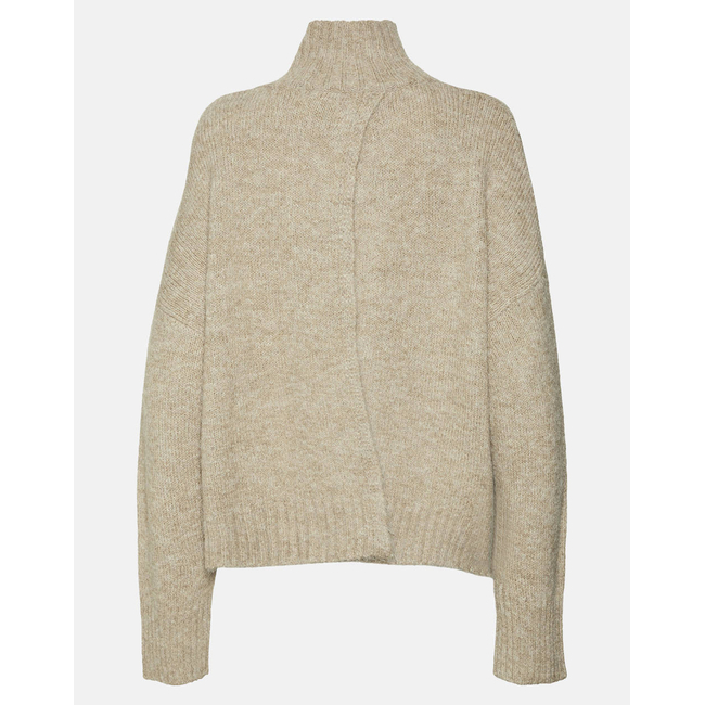 Product VERO MODA VMMADDIE LS HIGHNECK PULLOVER GA base image