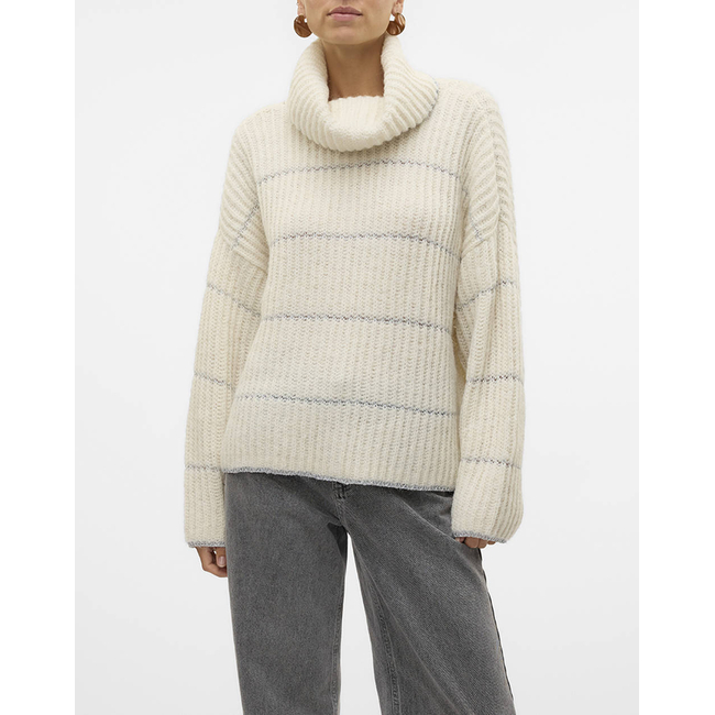 Product VERO MODA VMSHILA LS COWLNECK PULLOVER GA base image
