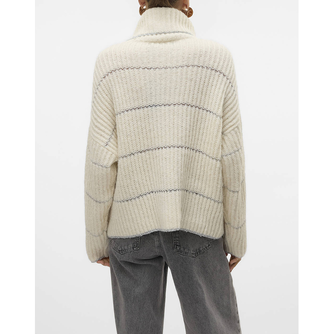 Product VERO MODA VMSHILA LS COWLNECK PULLOVER GA base image