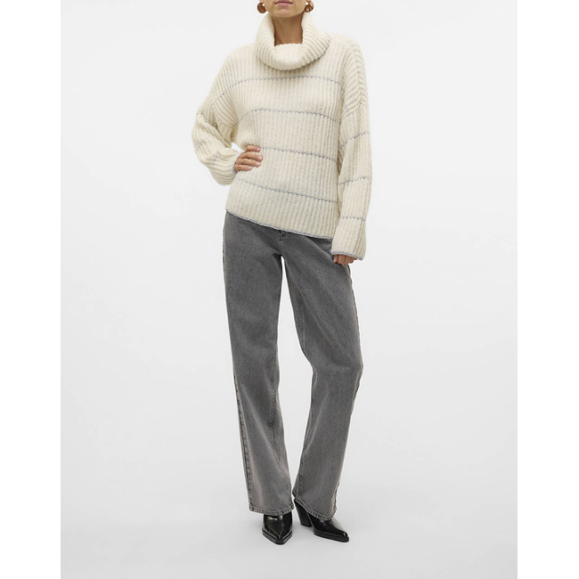 Product VERO MODA VMSHILA LS COWLNECK PULLOVER GA base image