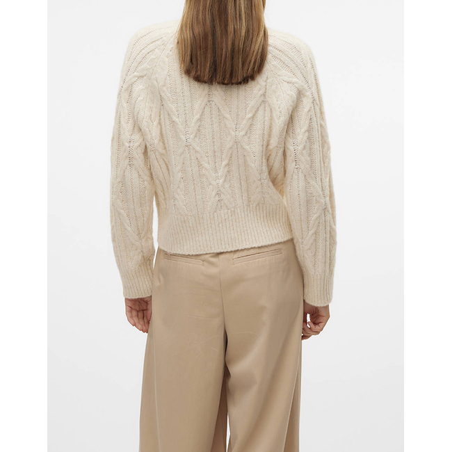 Product VERO MODA VMBAILY LS HIGHNECK PULLOVER GA base image