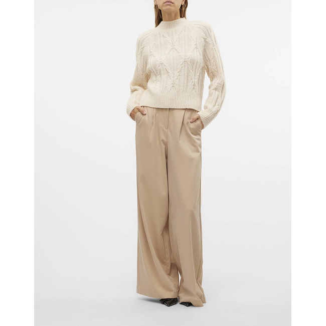 Product VERO MODA VMBAILY LS HIGHNECK PULLOVER GA base image