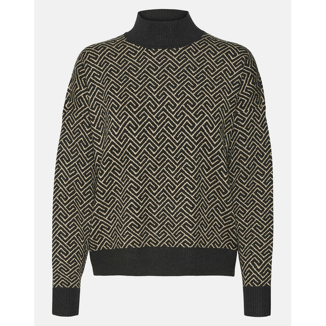 Product VERO MODA VMARIA ART BATWING HIGHNECK PULLOVER REP base image