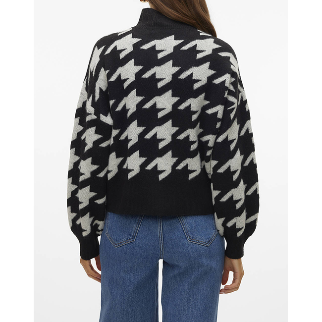Product VERO MODA VMMIRA LS HIGHNECK PULLOVER GA BOO base image