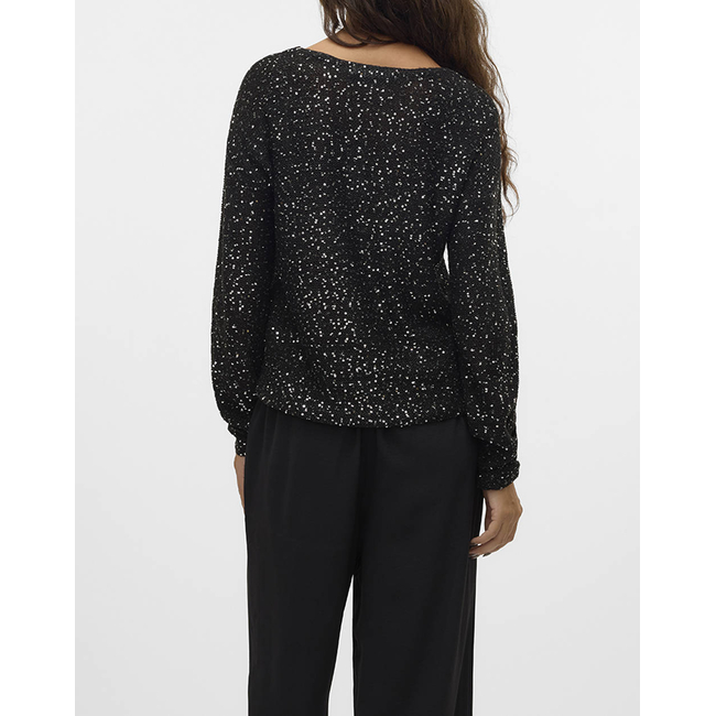 Product VERO MODA VMLEILANI NEW LS V-NECK PULLOVER REP base image