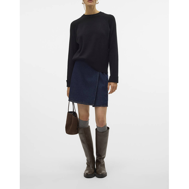Product VERO MODA VMGOLD MIX LS O-NECK PULLOVER GA base image
