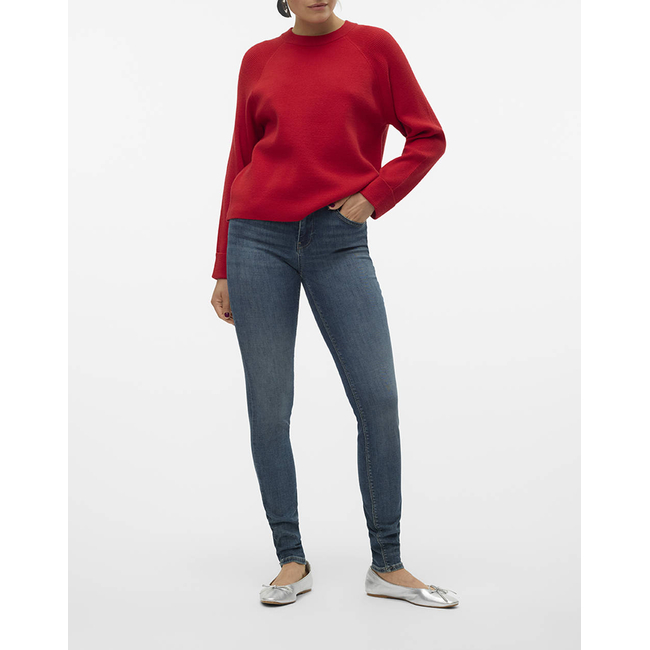 Product VERO MODA VMGOLD MIX LS O-NECK PULLOVER GA base image