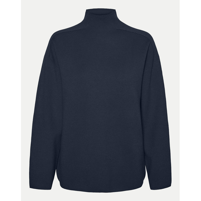 Product VERO MODA VMGOLD LS HIGHNECK PINSTRIPE PULLOVER GA base image