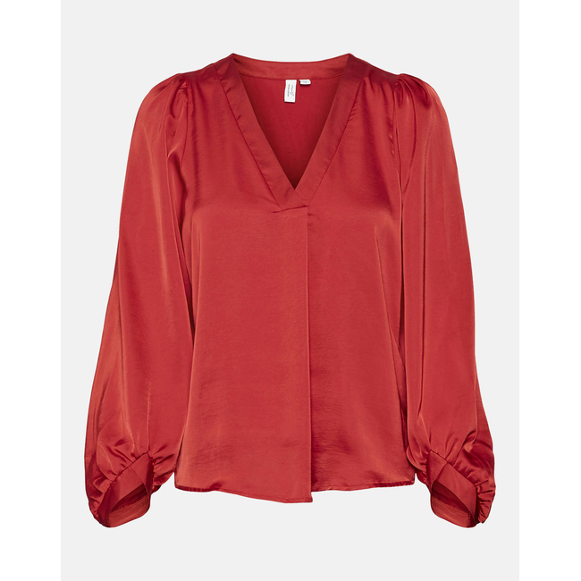 Product VERO MODA VMRANDY L/S V-NECK TOP WVN BTQ GA base image