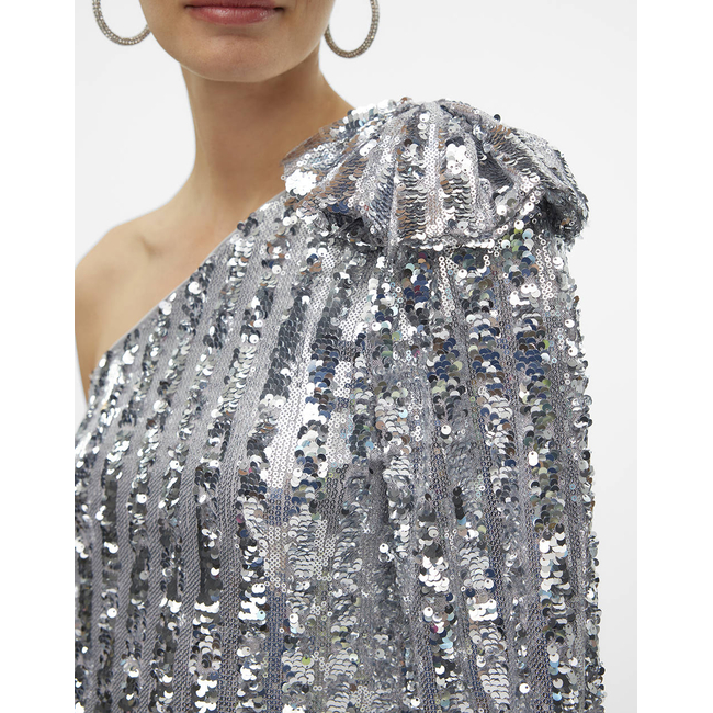 Product VERO MODA VMEFI ONE SHOULDER LS TOP JRS base image