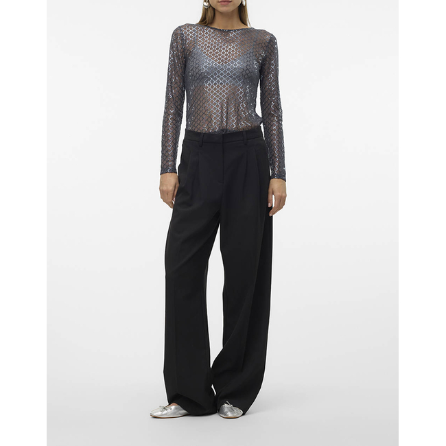 Product VERO MODA VMSAFINA LS O-NECK TOP JRS base image