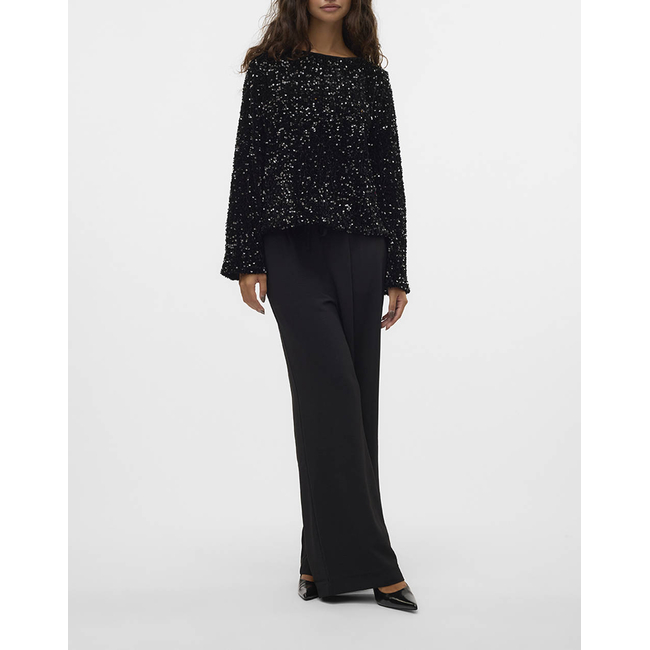 Product VERO MODA VMBELLA LS BOATNECK TOP JRS base image