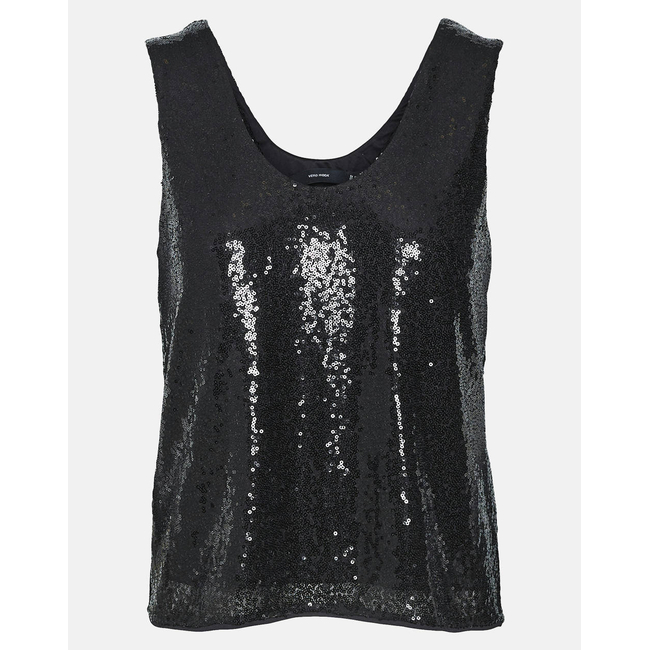Product VERO MODA VMKAJE SL V-NECK TOP JRS GA base image
