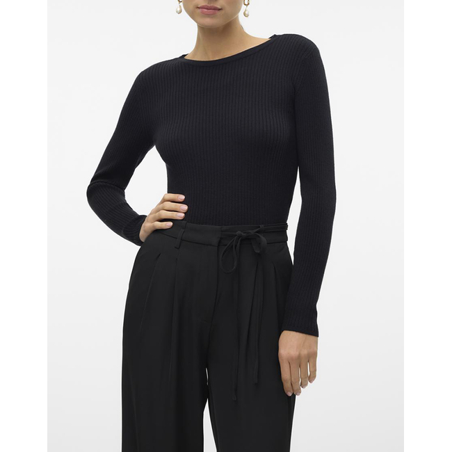 Product VERO MODA VMHOLLYKARIS LS TIE BACK PULLOVER GA BOO base image